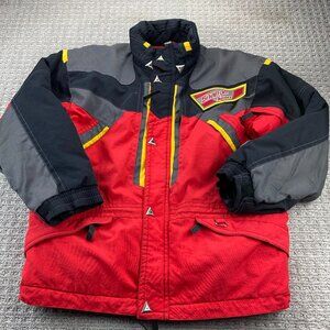 Snap-On Sport Winter Jacket Insulated Coat Men Large L Red CHOKO Racing Parka